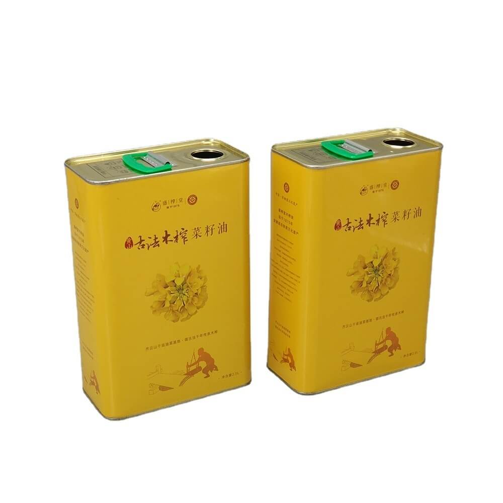 Lata Aceite De Oliva Amarilla