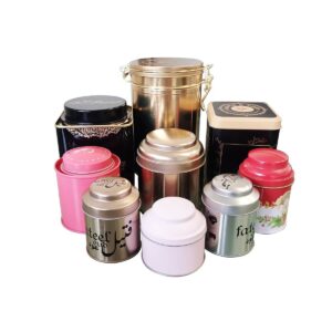 Latas De Metal Con Tapa