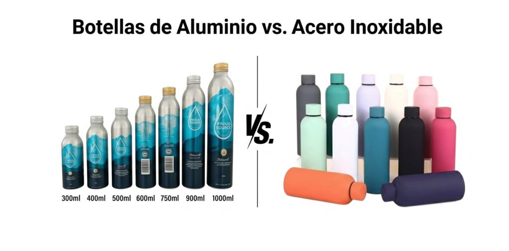 Botellas De0Aluminio Vs Acero Inoxidable