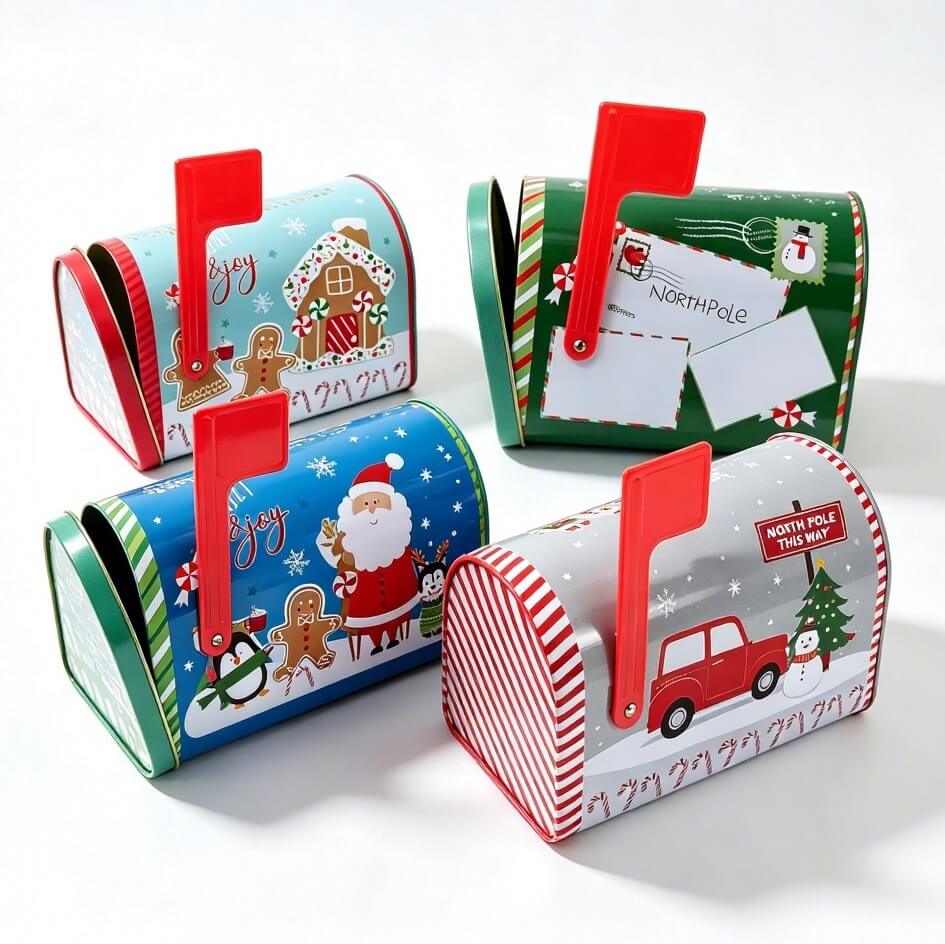 Forma De Coche Latas De Navidad