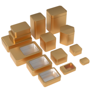 Latas Metalica Rectangular