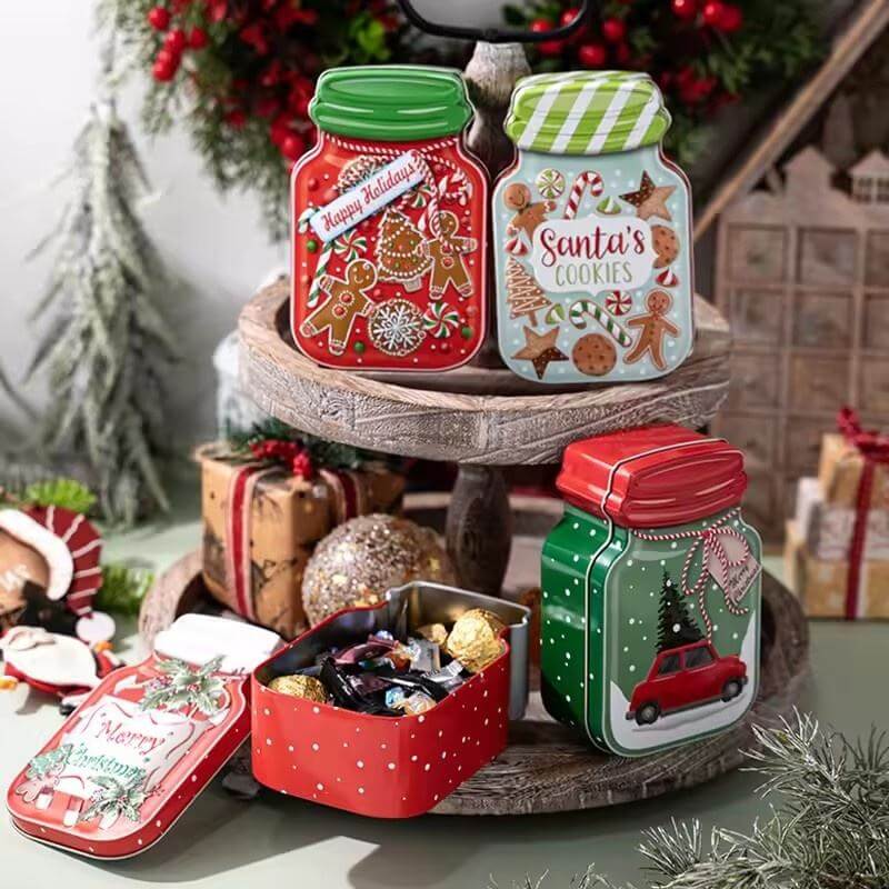 Latas De Dulces De Navidenos