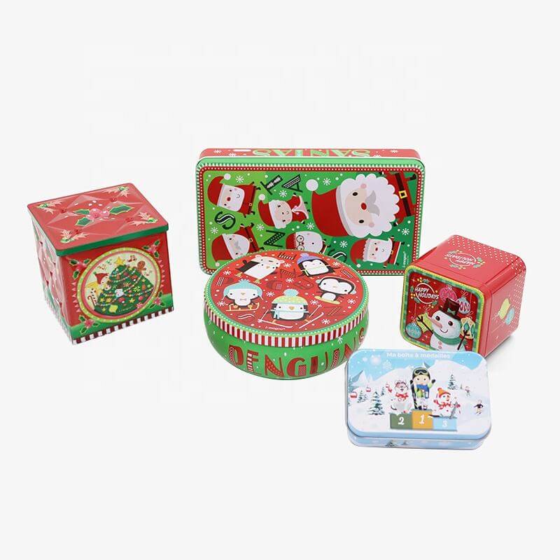 Tipos Latas De Dulces Navidenos