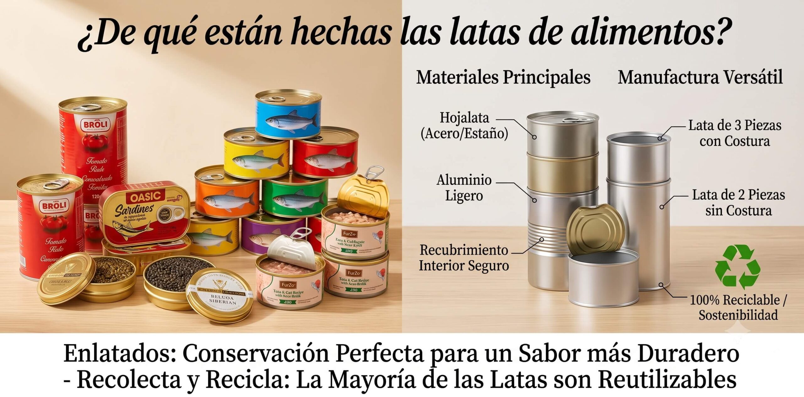 Que Estan Hechas Las Latas Para Alimentos